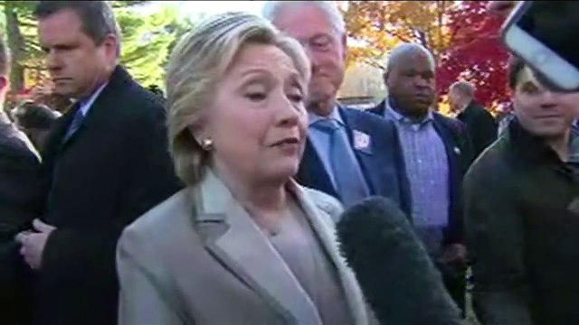 Candidates cast their votes for president