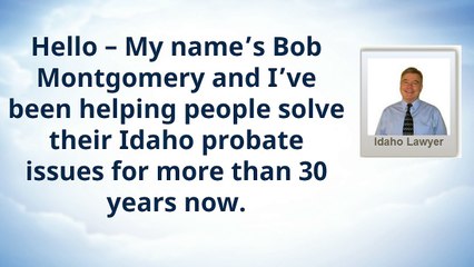 Boise Probate Lawyer