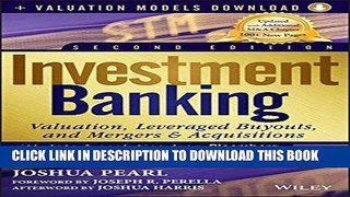 Ebook Investment Banking: Valuation, Leveraged Buyouts, and Mergers and Acquisitions + Valuation