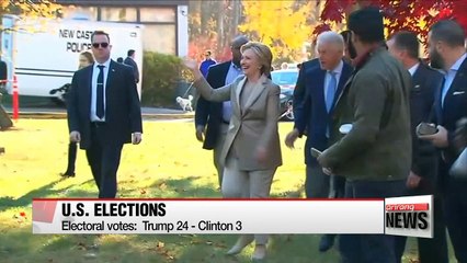 Early results come in for U.S. Presidential race