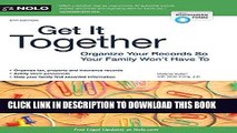 [READ] EBOOK Get It Together: Organize Your Records So Your Family Won t Have To BEST COLLECTION