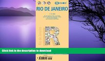 FAVORITE BOOK  Laminated Rio de Janeiro Map by Borch (English, Spanish, French, Italian and