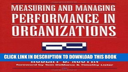 [FREE] EBOOK Measuring and Managing Performance in Organizations BEST COLLECTION