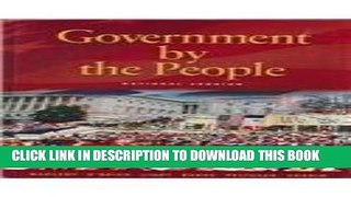[FREE] EBOOK Govt by the People Natl VR  2006 Electn Updt ONLINE COLLECTION