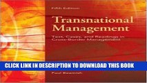 [READ] EBOOK Transnational Management: Text, Cases   Readings in Cross-Border Management BEST