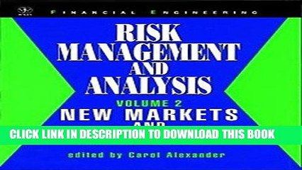 [READ] EBOOK Risk Management and Analysis, New Markets and Products (Volume 2) ONLINE COLLECTION