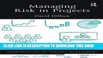 [FREE] EBOOK Managing Risk in Projects (Fundamentals of Project Management) BEST COLLECTION