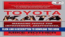 [READ] EBOOK Toyota Kata: Managing People for Improvement, Adaptiveness and Superior Results BEST