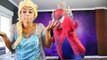 Spiderman Frozen Elsa Toy Story vs TREX vs Olaf Toys are Real w Hulk Superhero Fun