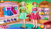 Elsa and Anna Shopping Time Disney Frozen Princesses Dress up Games for Kids