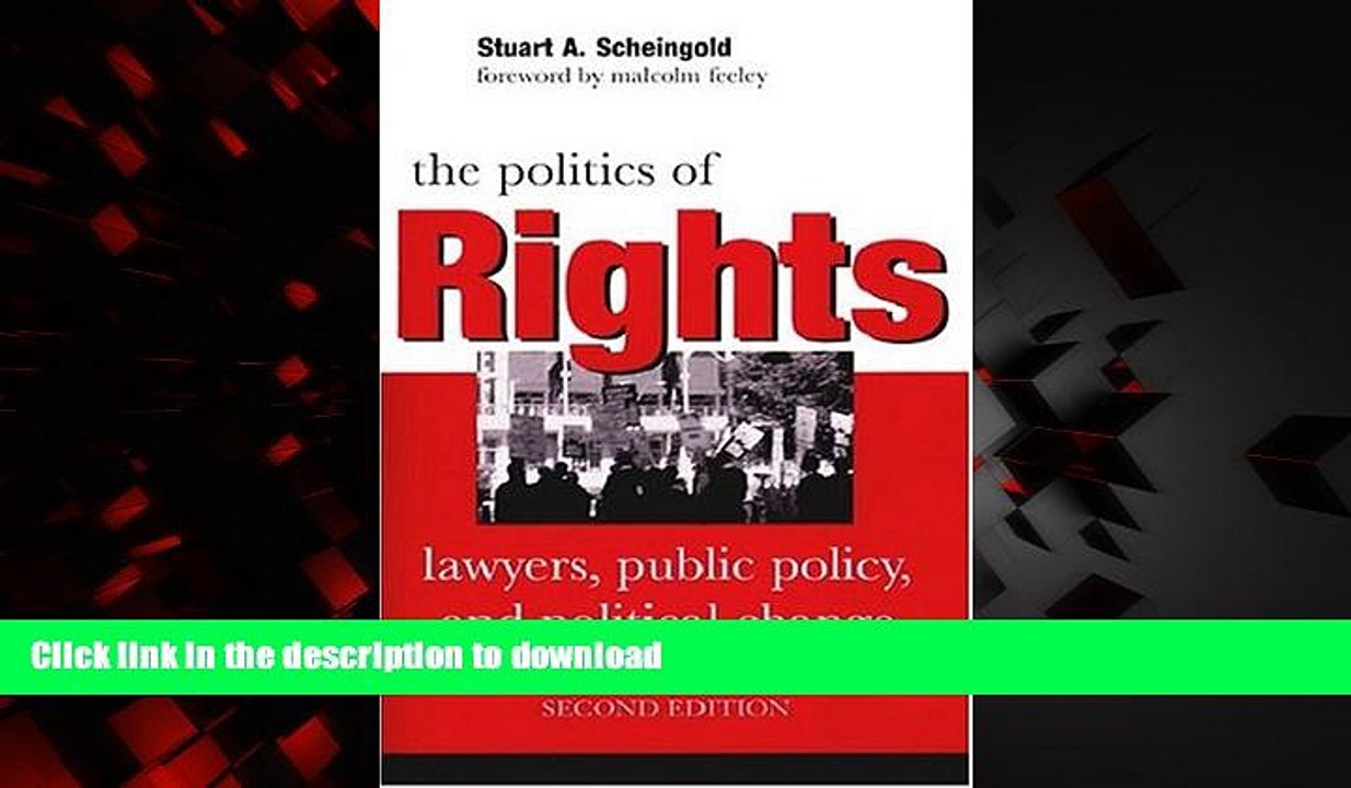Best books  The Politics of Rights: Lawyers, Public Policy, and Political Change online for ipad
