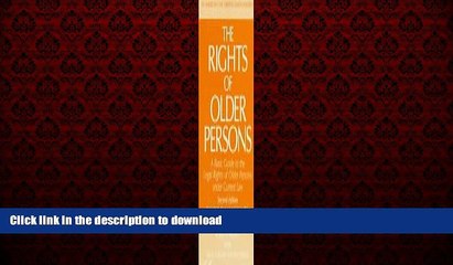 Buy books  The Rights of Older Persons, Second Edition: A Basic Guide to the Legal Rights of Older