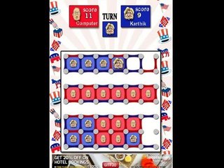 Clash Candidates 2016 - Dots and Boxes Board Game iOS Gameplay