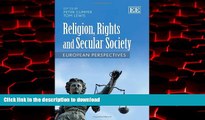 Best book  Religion, Rights and Secular Society: European Perspectives online to buy