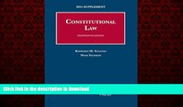 Best book  Constitutional Law, 18th: 2015 Supplement (University Casebook Series) online for ipad