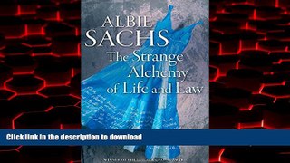 Best book  The Strange Alchemy of Life and Law online to buy