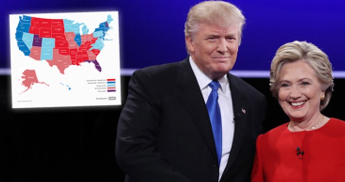 ABD Başkanlık Seçim Sonuçları: Clinton mı, Trump mı Önde?