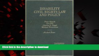Best book  Disability Civil Rights Law and Policy (Hornbook) online for ipad