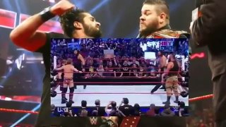 WWE 08 Nov 2016 Romen Reign vs Seth Rollins vs Kevin Owen vs braun strowman vs Chris Jerico