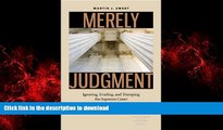 Buy book  Merely Judgment: Ignoring, Evading, and Trumping the Supreme Court (Constitutionalism