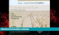 Buy books  Sum   Substance Audio on Constitutional Law (CD) (Sum and Substance) online