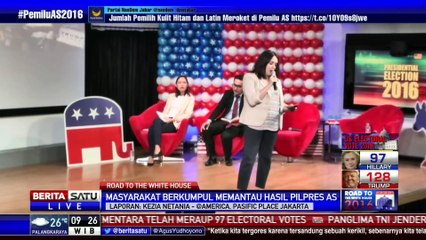 Kemeriahan Pilpres AS @America Pasific Place