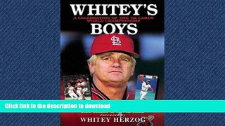 FAVORITE BOOK  Whitey s Boys: A Celebration of the  82 Cards World Championship  GET PDF
