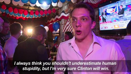 Mexicans watching US election night 'very sure' of Clinton win