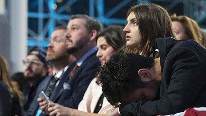 Clinton and Trump supporters await results
