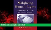 Best books  Mobilizing for Human Rights: International Law in Domestic Politics online for ipad