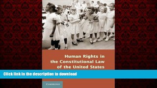 Read books  Human Rights in the Constitutional Law of the United States online to buy