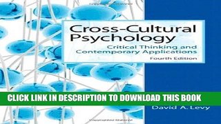 [PDF] Epub Cross-Cultural Psychology: Critical Thinking and Contemporary Applications (4th