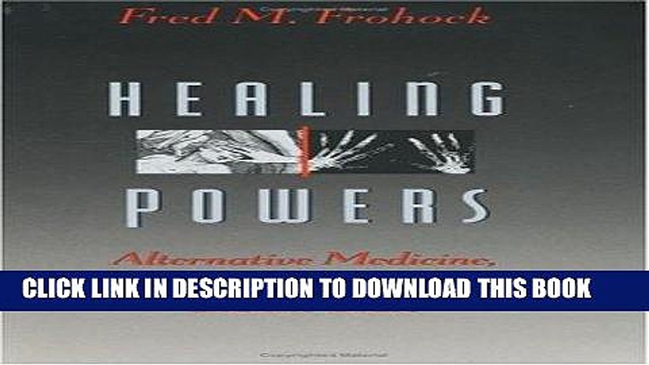 [PDF] Healing Powers: Alternative Medicine, Spiritual Communities, and the State (Morality and
