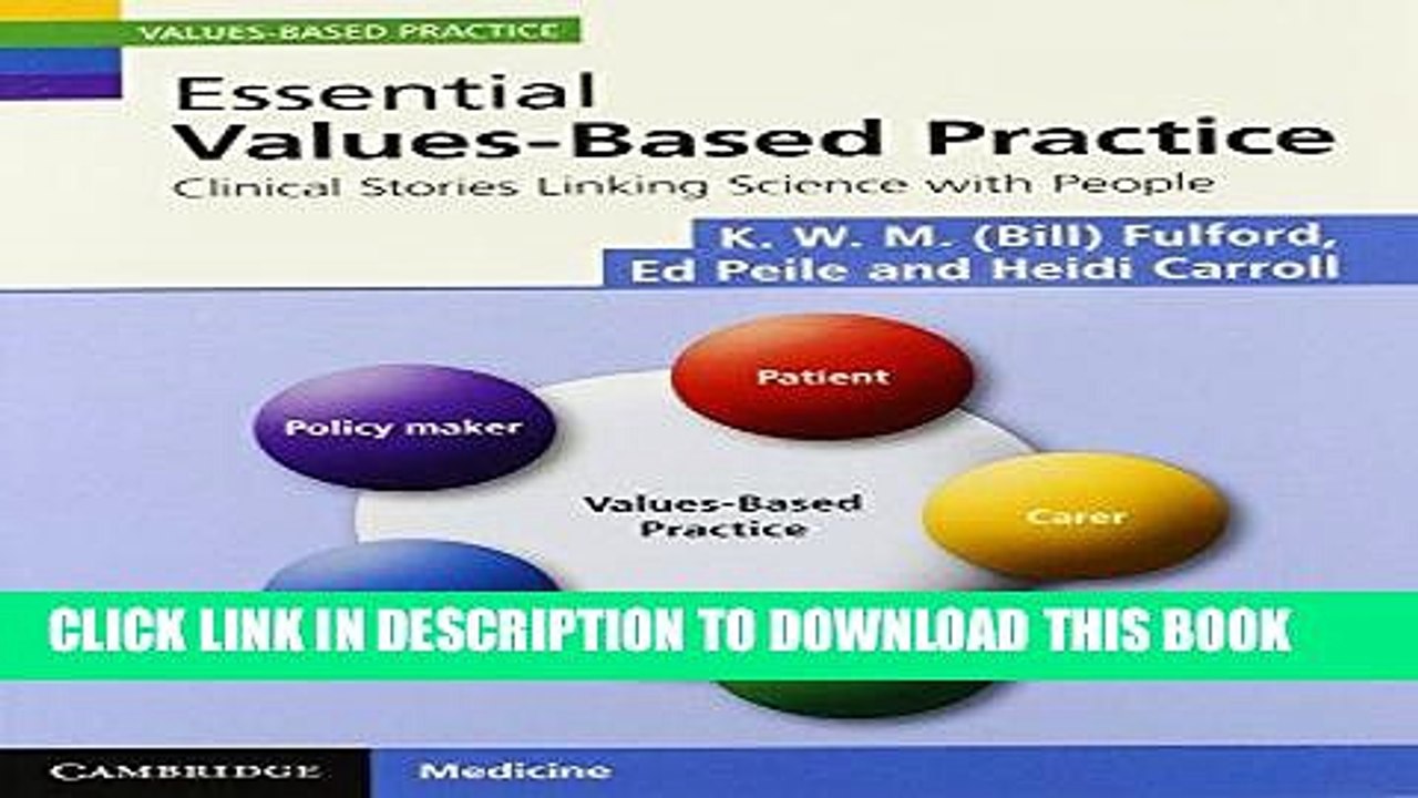 [PDF] Essential Values-Based Practice: Clinical Stories Linking Science with People Popular