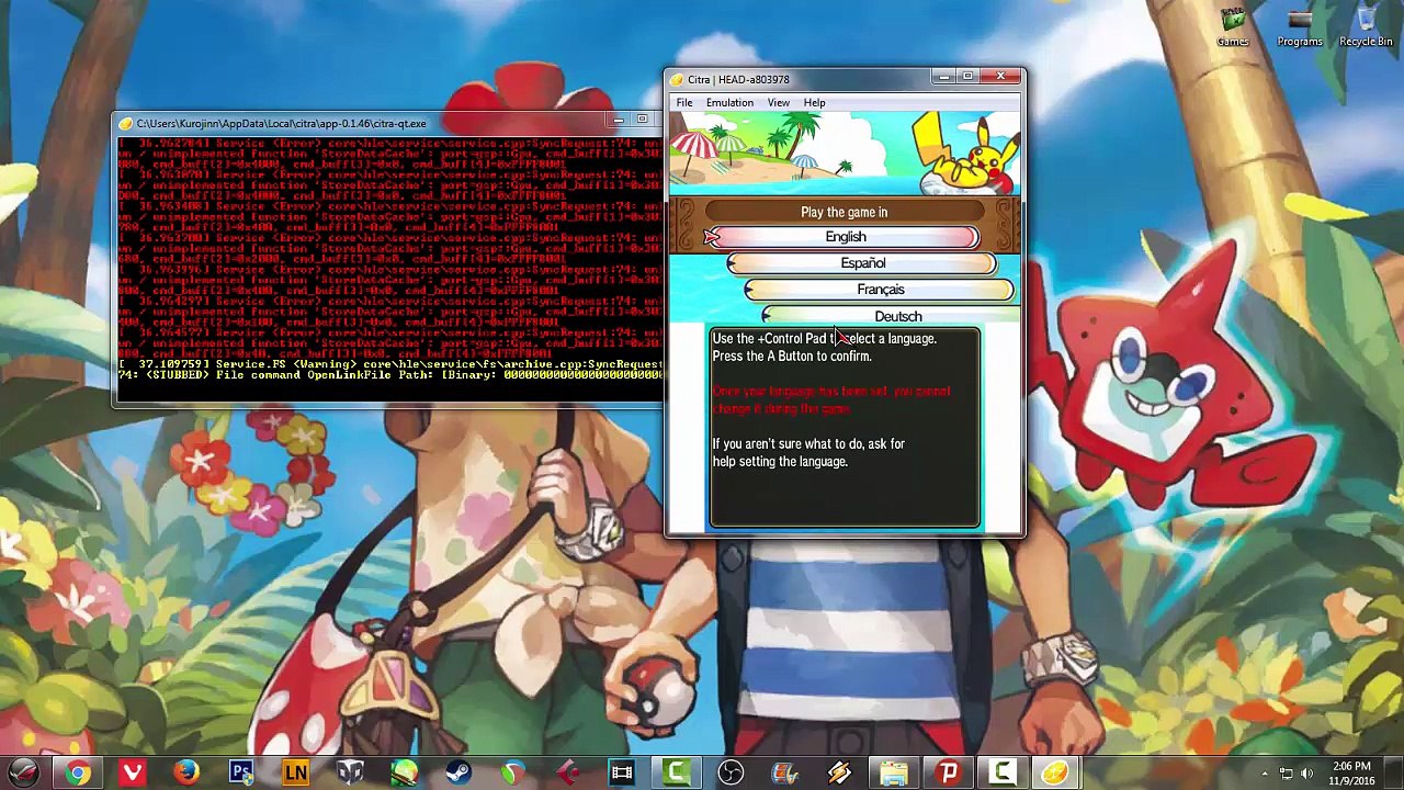 How To Download Pokemon Moon For Citra 3DS Emulator November 11 2016