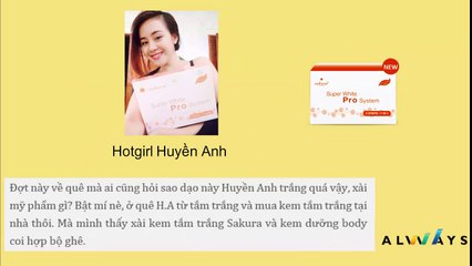 Review kem tắm trắng Sakura