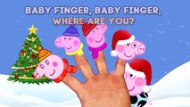 Peppa Pig Christmas Finger Family (Nursery Rhymes Lyrics)