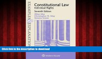 Buy books  Examples   Explanations: Constitutional Law: Individual Rights