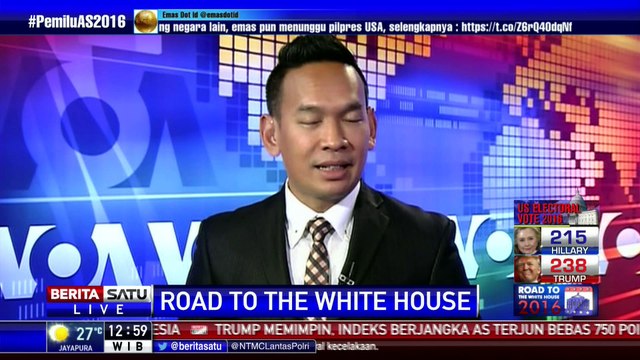 Trump-Hillary Saling Kejar Suara