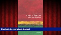 Read book  Free Speech: A Very Short Introduction (Very Short Introductions) online to buy