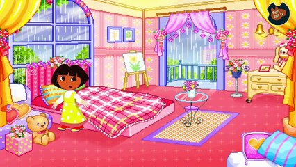 Masha And Dora Eat Ice Cream Colored Tongue and Face #Bear #Funny Story