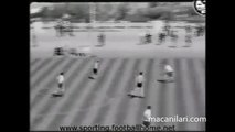 04.09.1955 - 1955-1956 European Champion Clubs' Cup 1st Round 1st Leg Sporting Lisbon 3-3 FK Partizan