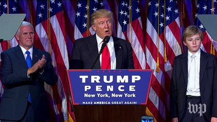 Скачать видео: Trump congratulates Clinton, calls for country to come together