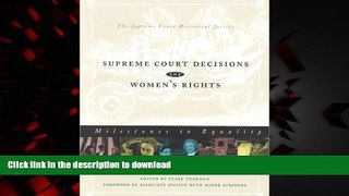 liberty books  Supreme Court Decisions and Women s Rights
