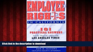 Best book  Employee Rights in California Revised Edition