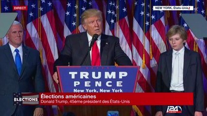 Donald Trump sera le "Président de tous les Américains"