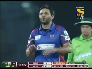 Brilliant Delivery By Shahid Afridi To Shoaib Malik In BPL 2016