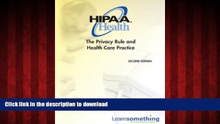 Read book  HIPAA Health: The Privacy Rule and Health Care Practice (CD-ROM version) (2nd Edition)