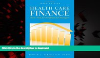 liberty book  Health Care Finance: Basic Tools For Nonfinancial Managers (Health Care Finance
