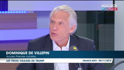 Élection américaine : Pour Dominique de Villepin, Donald Trump est un "empereur fou", un "clown" et un "winner"